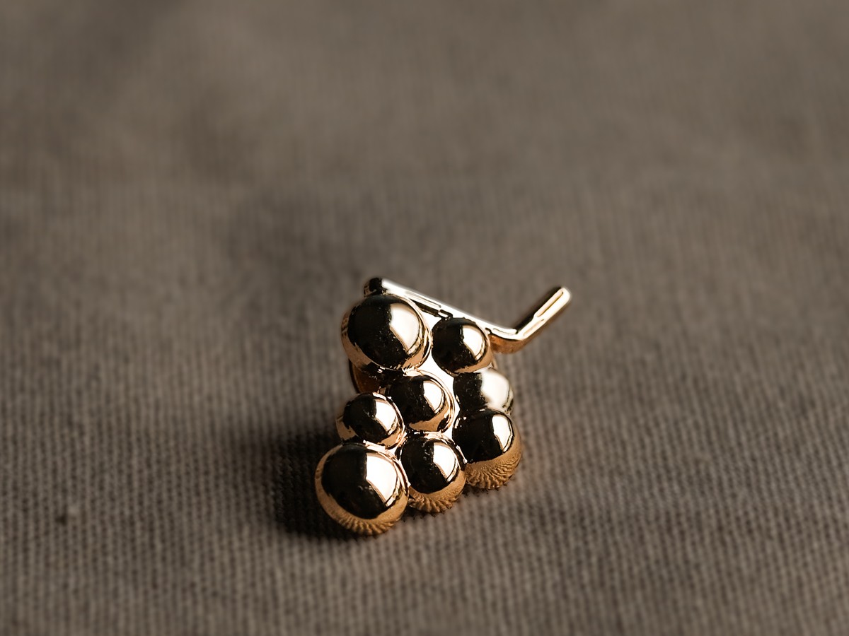 Pin Grappe Or